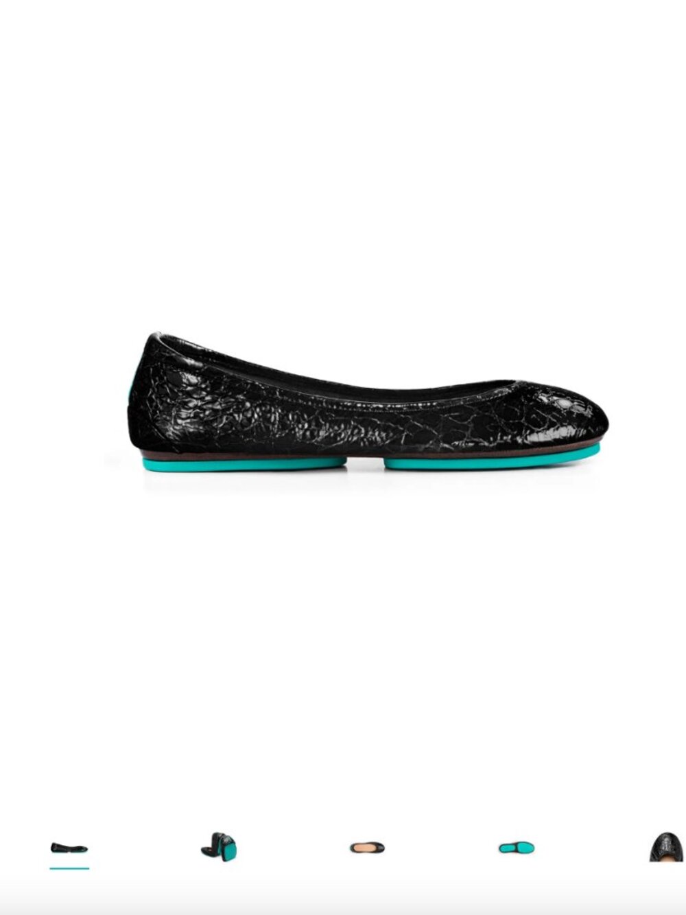 Tieks Ballet Flats EUC US 9 in Obsidian Black